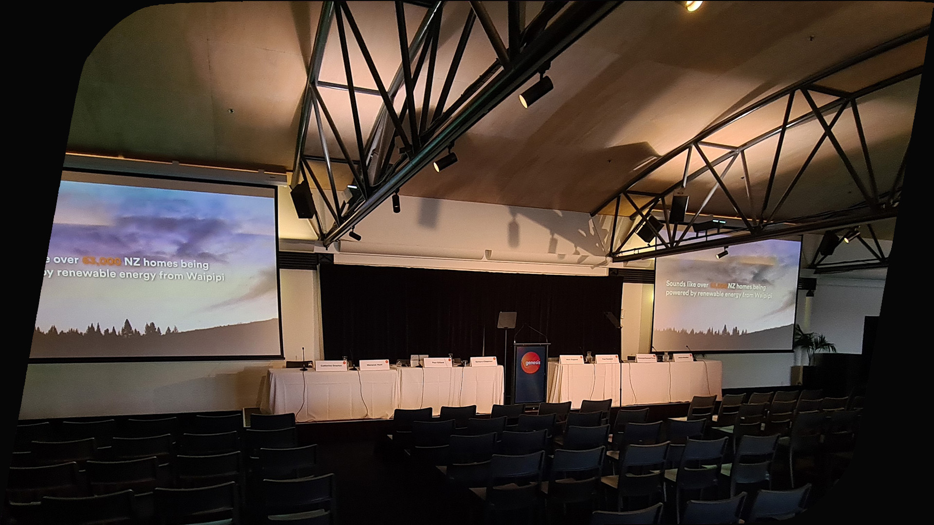 Vidcom supplies AV audio visual equipment and expertise for AGM, Shareholder meetings and Result calls