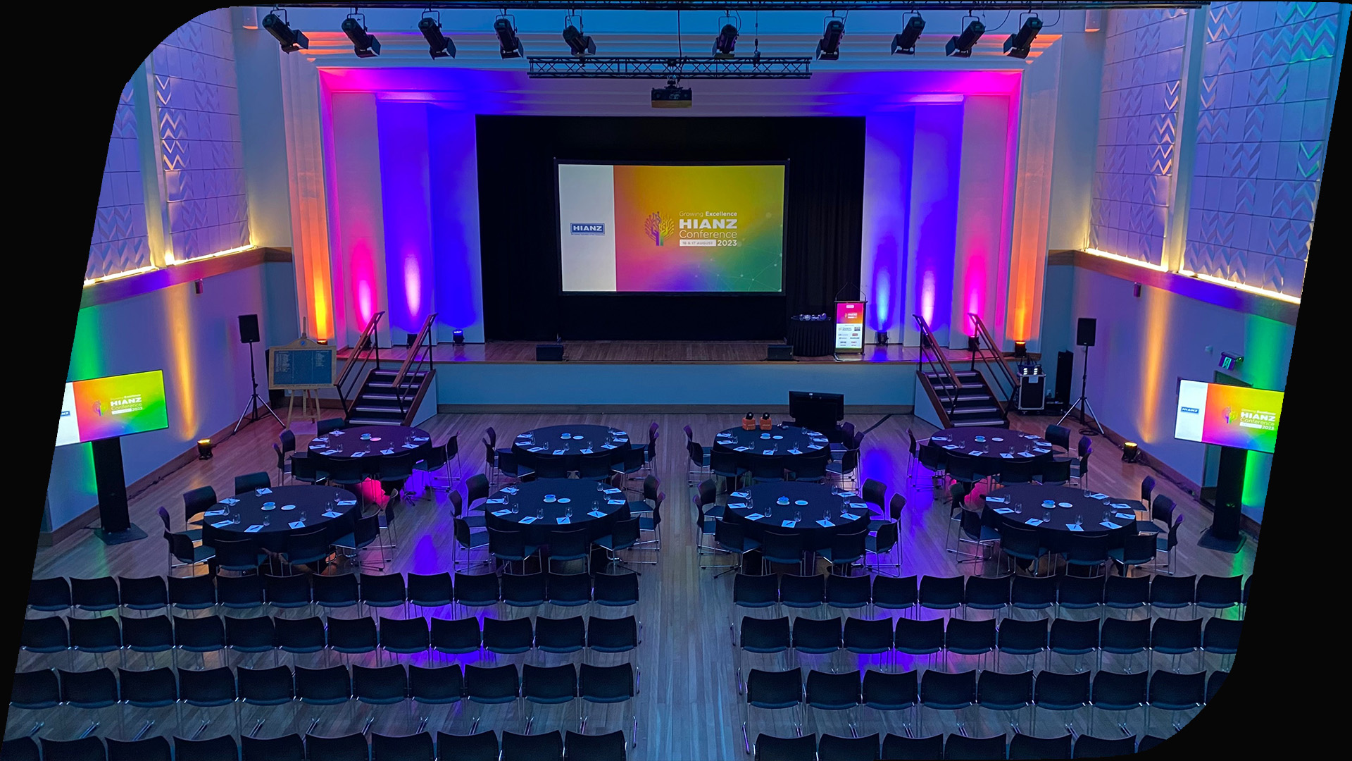 Vidcom supplies AV audio visual equipment and expertise for conferences, bringing your event to life.